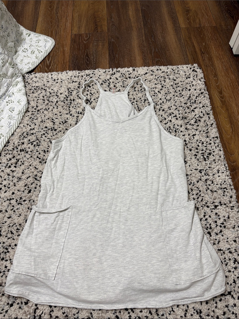 FP Movement by Free People Light Gray HotShot Mini dress with built in shorts L